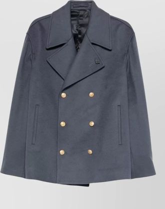 Lardini double breasted mens attitude pea coat