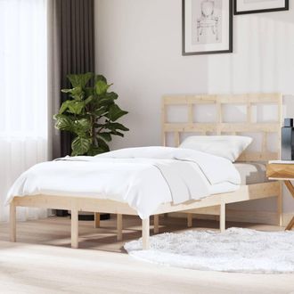 vidaXL Estructura De Cama Madera Maciza De Pino 120x200 Cm Vidaxl