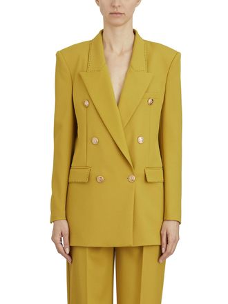 Elisabetta Franchi Koele Wol Jas