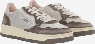 Autry Womens Sneakers Medalist Low Multicolour Leather Trainers