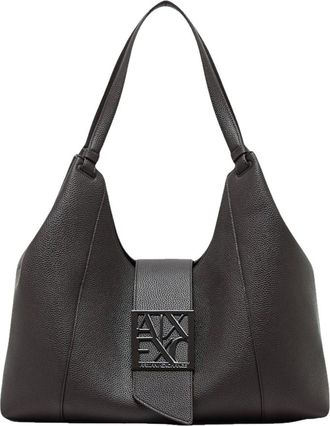 A|X Armani Exchange Bolso de Hombro Hobo Suave - Bags - Mujer - Marr&oacute;n - ONE SIZE