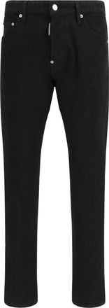 Dsquared2 Black Mid Rise Jeans
