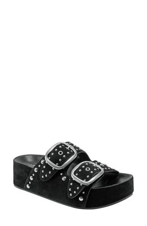 Marc Fisher Sayge Sandal in Black at Nordstrom, Size 8.5