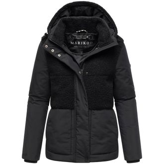 Marikoo dames winterjas Sheeta met teddyfleece & capuchon