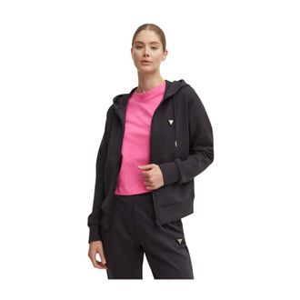 Guess Dames, Sweatshirts & Hoodies, Zwart, Maat: 2XS Modal