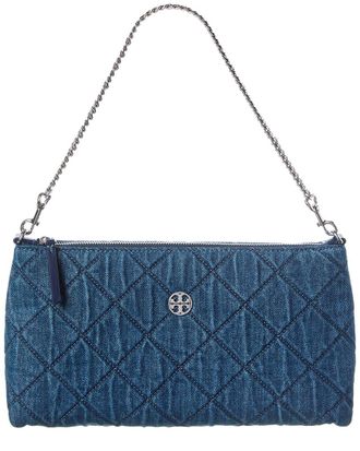 Tory Burch Willa Denim Zip Shoulder Bag
