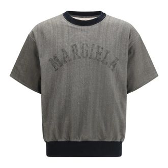 Maison Margiela T-Shirts, male, Gray, Size: S Maison Margiela T-shirts and Polos Grey