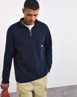 Armor Lux Zip Neck Sweatshirt