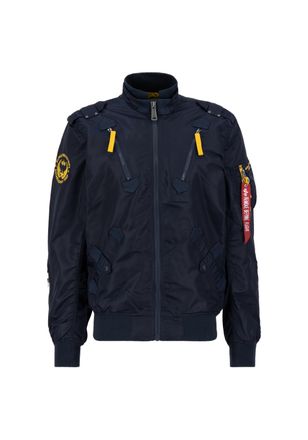 Alpha Industries Bomberjacke ALPHA INDUSTRIES Falcon II Light, Herren, Gr. S, blau (rep.blau), Obermaterial: 100% Nylon, Futter: 100% Nylon, Jacken Bomberjacke