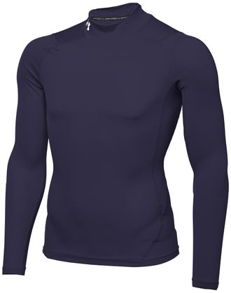 Under Armour Mens HeatGear Armour Mock Long Sleeve T-Shirt