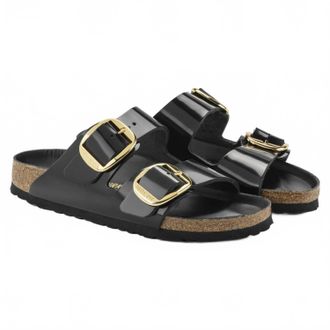 Birkenstock Womens Arizona Big Buckle Sandal In Black