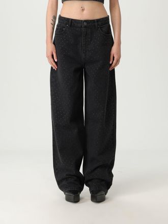 Rotate Jeans Rotate in denim con strass