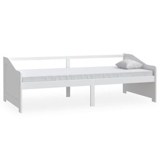 Berkfield Home 3-Seater Day Bed White Solid Pinewood 90x200 cm