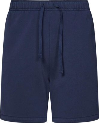 Polo Ralph Lauren Korte Broeken, Heren, Blauw, XL, Katoen, Blauwe Loopback Katoenen Shorts Stijlvol Pony Borduurwerk