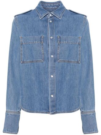 Darkpark Glenn denim blouse - Blauw