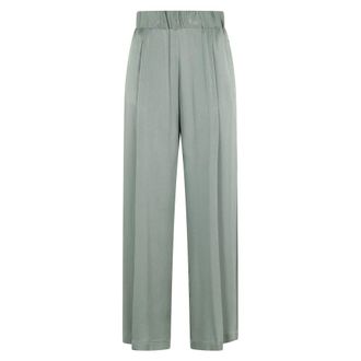 Semicouture Wide Trousers, female, Green, Size: XS Jhonny Pants