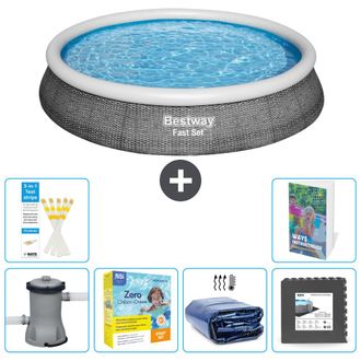 Bestway Piscina Bestway Fast Set Redonda - 396x84 Cm - 7-piezas S285