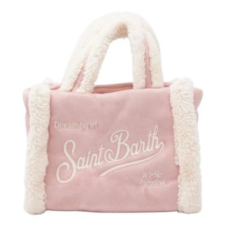 MC2 Saint Barth Colette Shearling Tas - Dames - Tassen - Roze - Maat: ONE Size Poliester