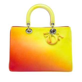 Dior Pre-owned Vintage Satchel - Dames - Pre-owned - Veelkleurig - Maat: ONE Size Leer