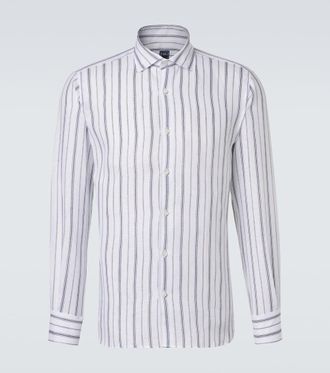 Fedeli Camicia in lino a righe