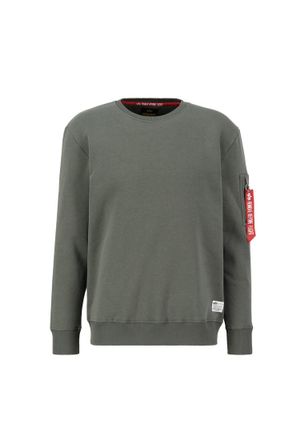 Alpha Industries Alpha Industries Mens Dragon Embroidery Sweatshirt - Olive - Size 2XL