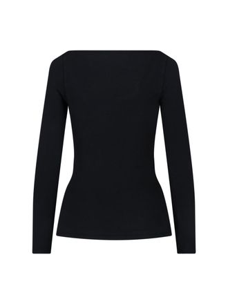 Diesel Stretch-Rib Logo-Embroidered T-Shirt - Black