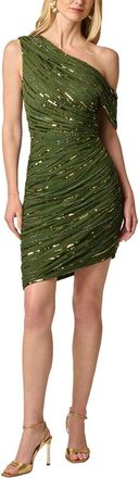 Adrianna Papell Fully Beaded Mini Dress