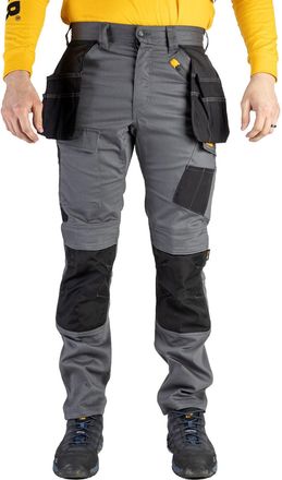 CAT Stretch Pocket Trousers (Straight) Mens - Grey - Size 40 (Waist)