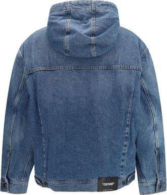 Off-white Padded Denim Jacket - Blue
