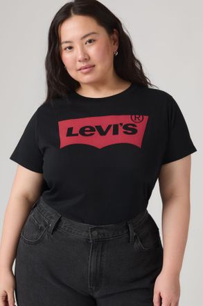 Levi's The Perfect Tee (Plus) - Mujer - 1X - Negro / Stonewashed Black
