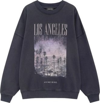 Anine Bing Miles Sweatshirt - Sweatshirts & Hoodies - Mujer - Negro - S
