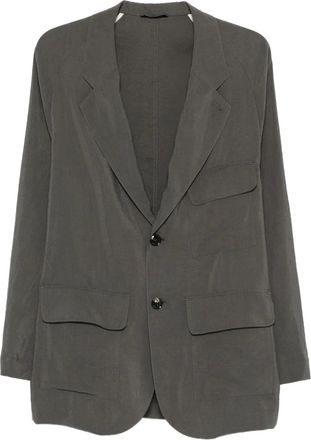 Giorgio Armani Blazer con tasche - Verde