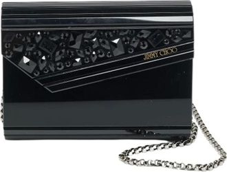 Jimmy Choo London Pre-owned Clutches, female, Black, Size: ONE SIZE Pre-owned Clutch