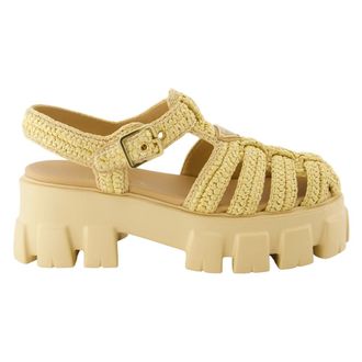 Prada Mujer, Zapatos, Beige, Talla: 39 EU