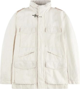 Fay Explorer Field Jacket - Heren - Zomerjassen - Wit - M - Jassen