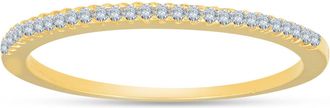 Pompeii3 1/10ct Diamond Wedding Ring 14k Yellow Gold