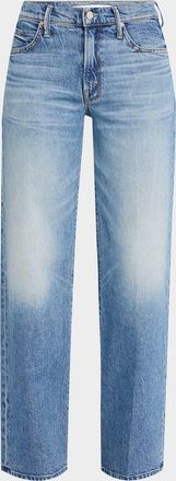 Mother Lil Mid-Rise Tunnel Vision Sneak Jeans