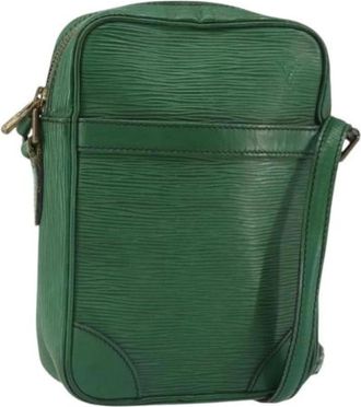 Louis Vuitton Pre-owned Cross Body Bag - Dames - Vintage Schoudertas - Groen - ONE Size - Leer - Vintage