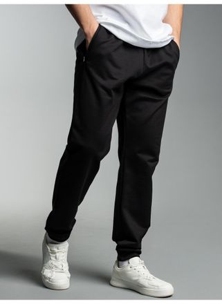 Trigema Sweathose TRIGEMA TRIGEMA Jogginghose, Herren, Gr. 4XL, US-Gr&ouml;ssen, schwarz, 70% Baumwolle, 30% Polyester, Hosen Sweathose