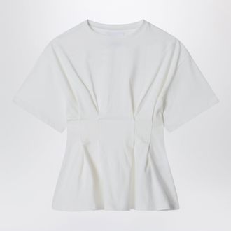 Douuod Calendula ivory cotton T-shirt