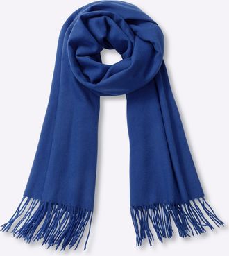 Heine Modeschal HEINE, Damen, blau (royalblau), Viskose, Modet&uuml;cher Modeschal