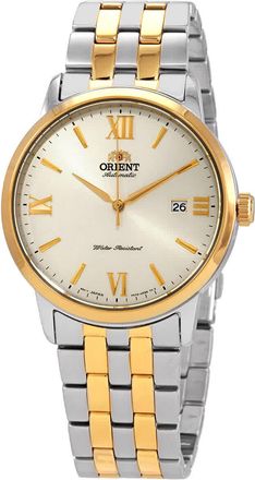 Orient Contemporary Automatic Champagne Dial Mens Watch RA-AC0F08G10B