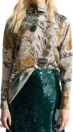 Isla & White Womens Marlowe Top In Green
