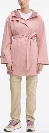 Columbia Giacca con cappuccio e cintura - Rosa