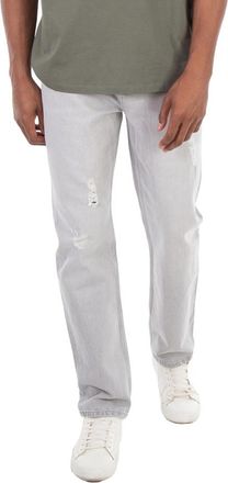 Balmain Washed Denim Straight Cut Jeans, Waist Size 30