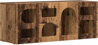 vidaXL TV Cabinet Old Wood 100 x 35 x 40 cm Engineered Wood vidaXL