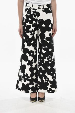 Marni Pantaloni 5 Tasche Cropped Fit DILLIES in Gabardina Marni