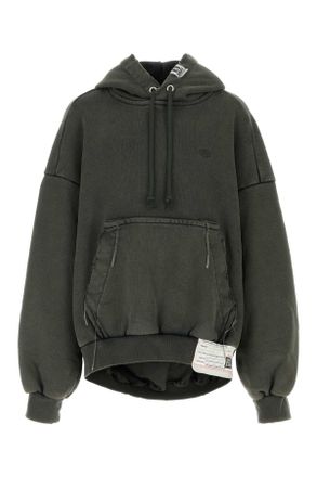 Miharayasuhiro Charcoal Cotton Oversize Sweatshirt