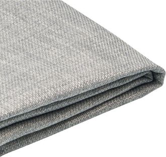 Beliani Beliani - Funda Extra&iacute;ble Gris Claro Para Cama 140 X 200 Cm Fitou