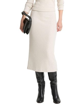 Vince Cozy Back Slit Skirt